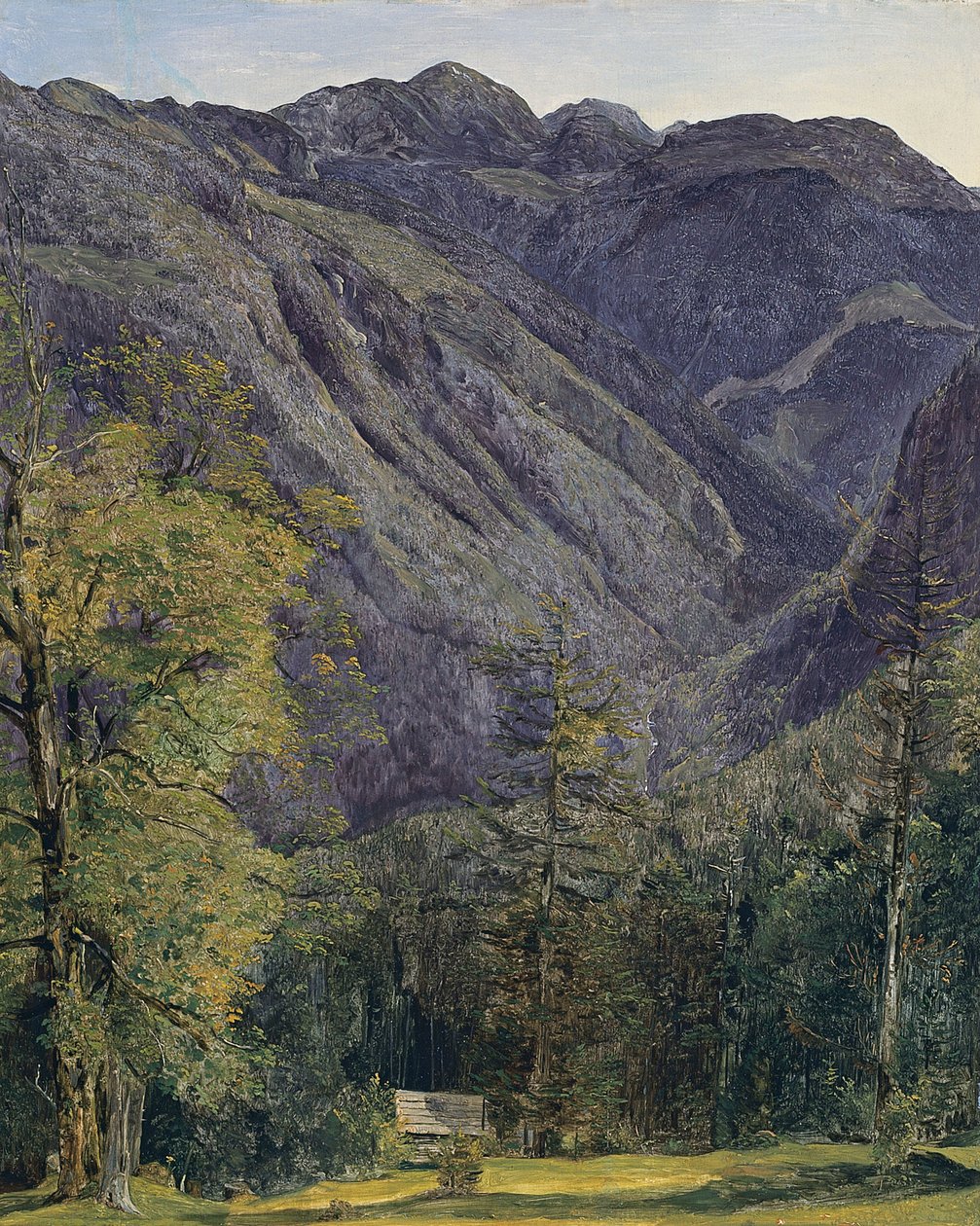 Il Schönberg visto da Hoisenrad, 1833 da Ferdinand Georg Waldmuller