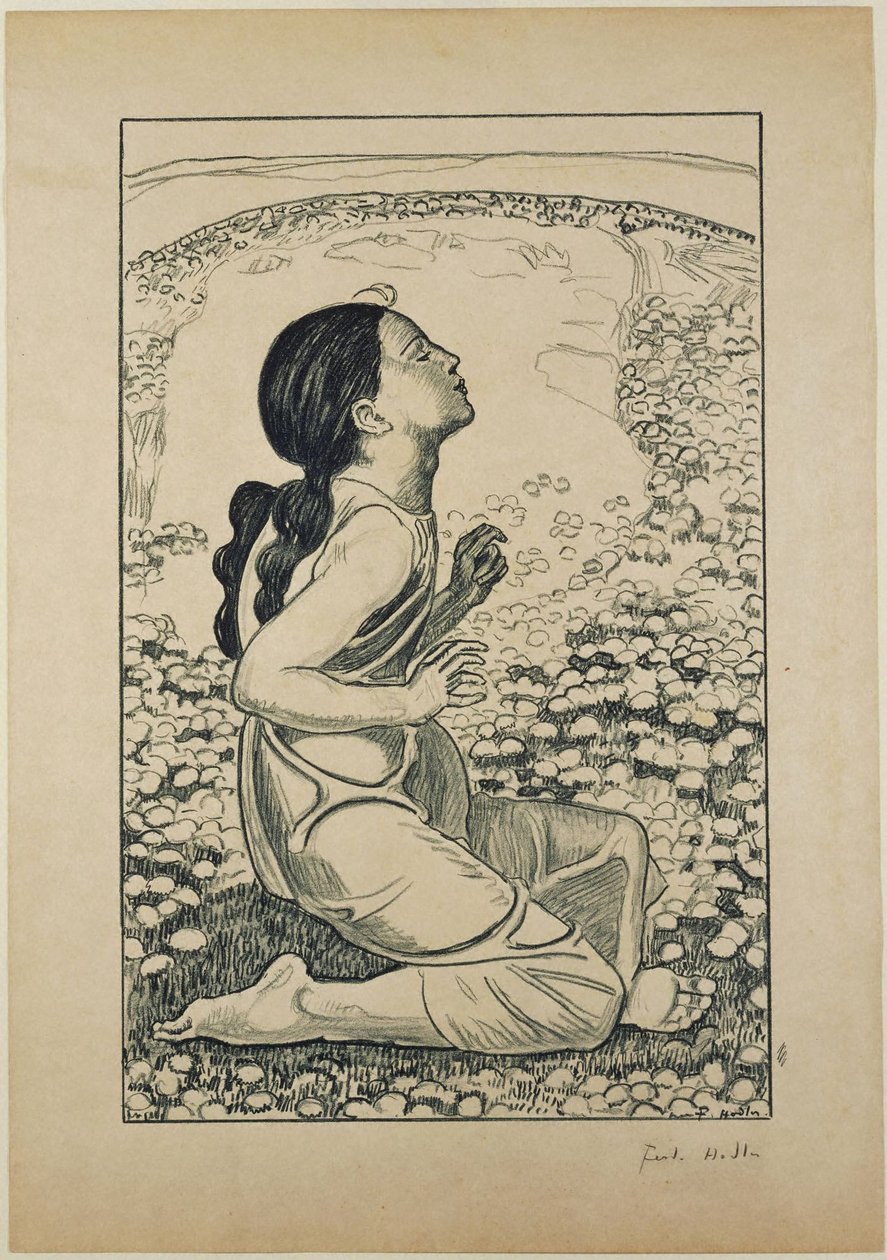 La primavera (Spring) da Ferdinand Hodler