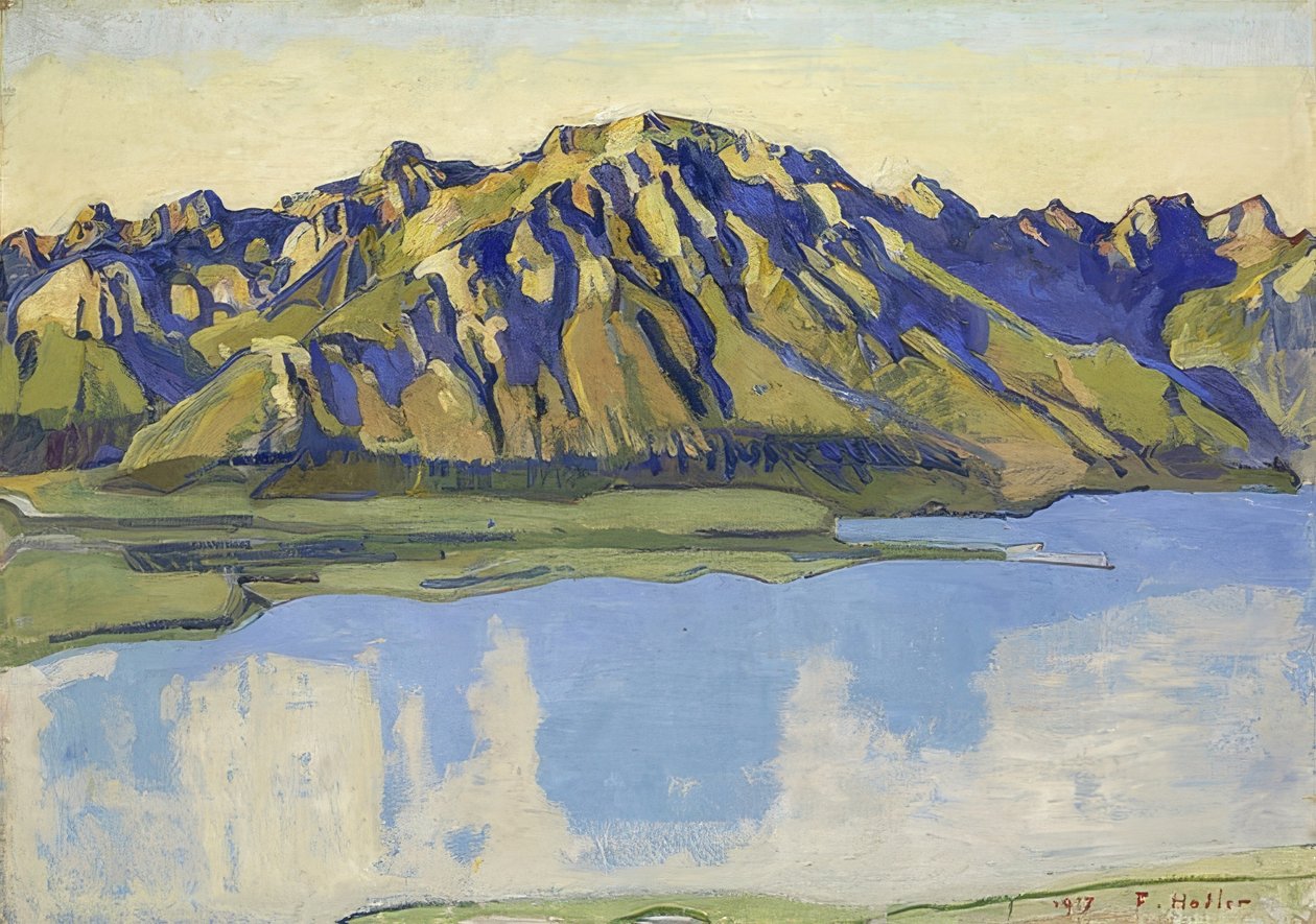 Il Grammont al sole del mattino da Ferdinand Hodler