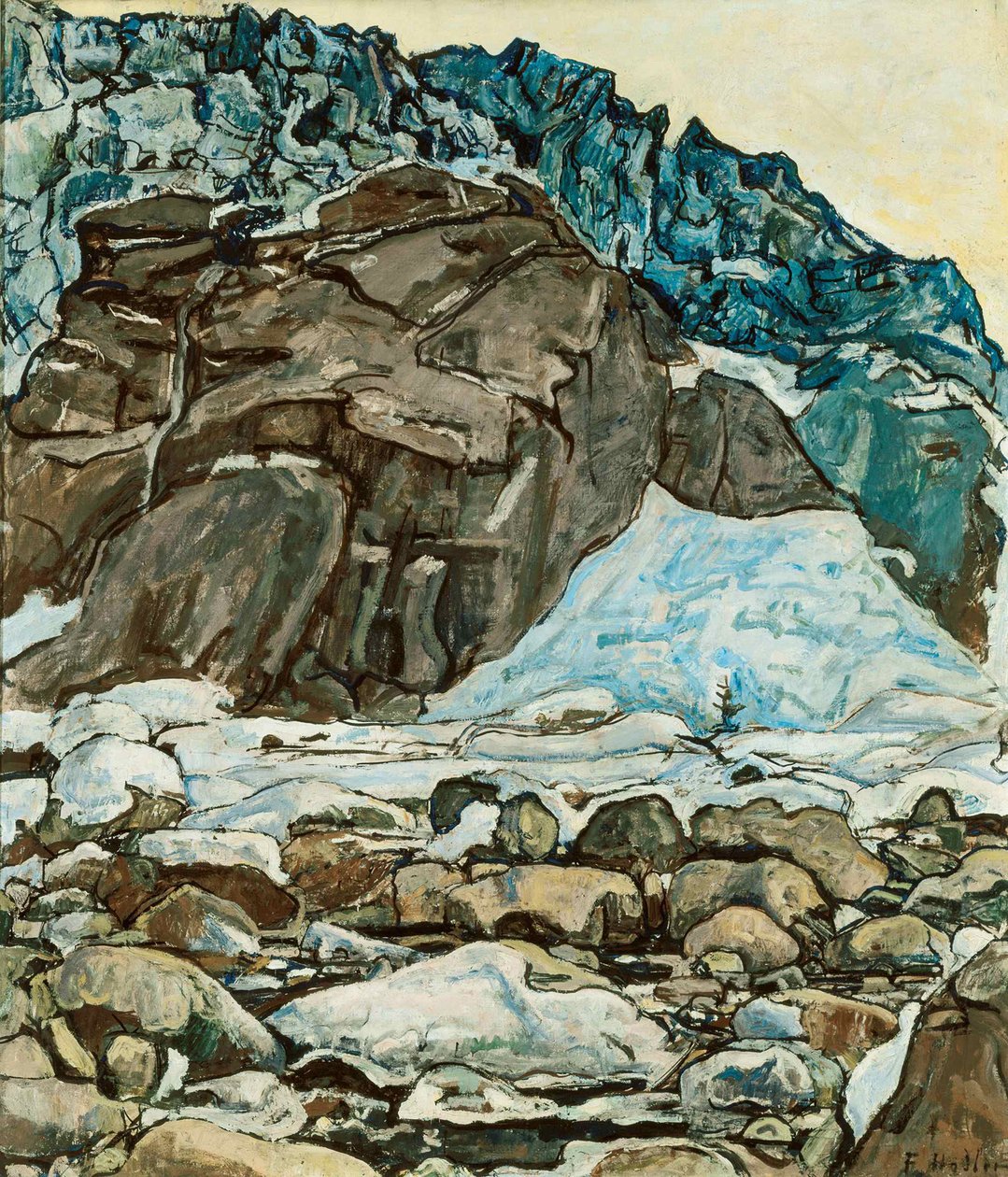 Ghiacciaio di Grindelwald, 1912 da Ferdinand Hodler
