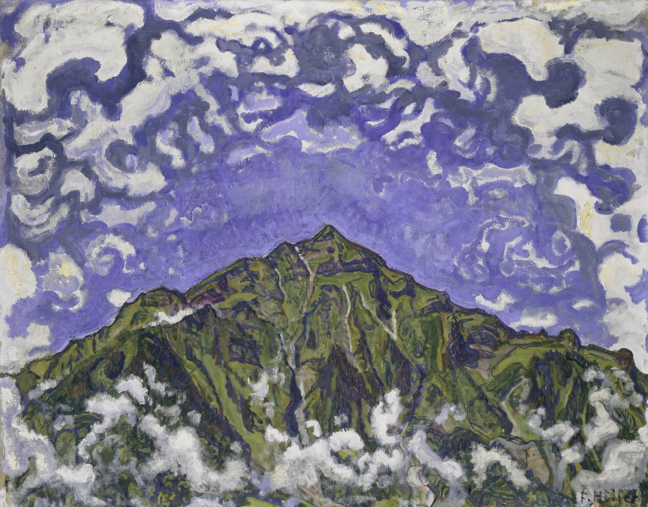 Monte Niesen visto da Heustrich da Ferdinand Hodler