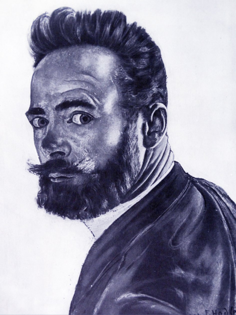 Autoritratto, 1891 da Ferdinand Hodler