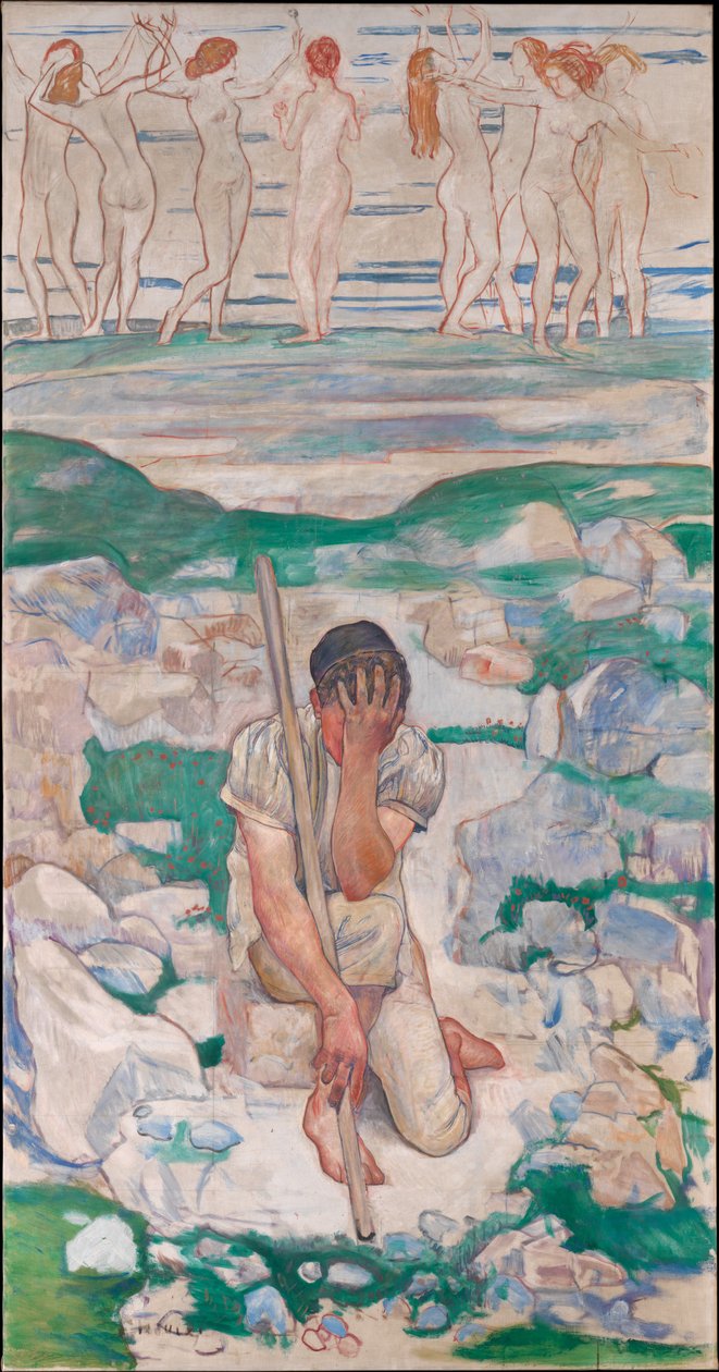 Il sogno del pastore da Ferdinand Hodler