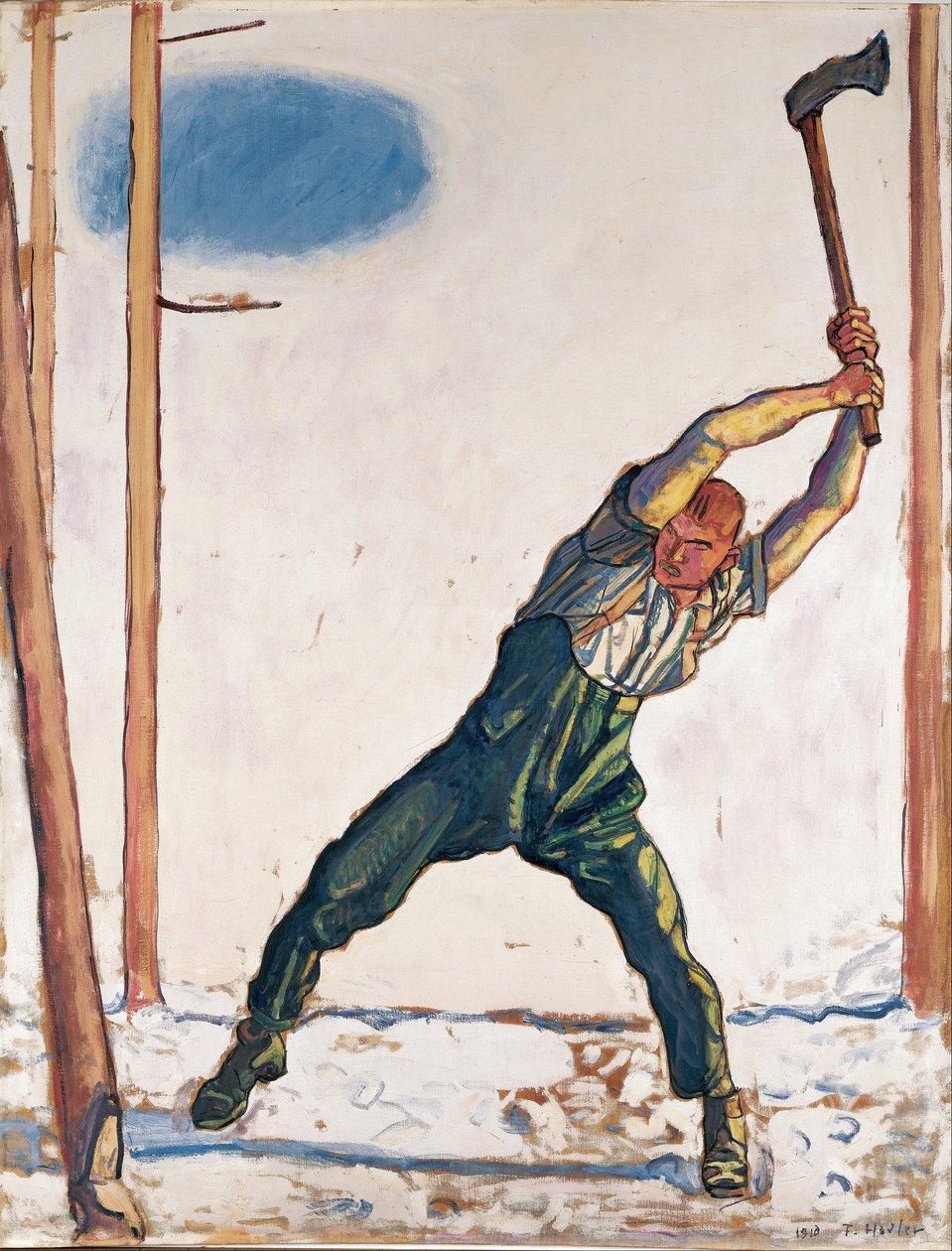 Boscaiolo da Ferdinand Hodler