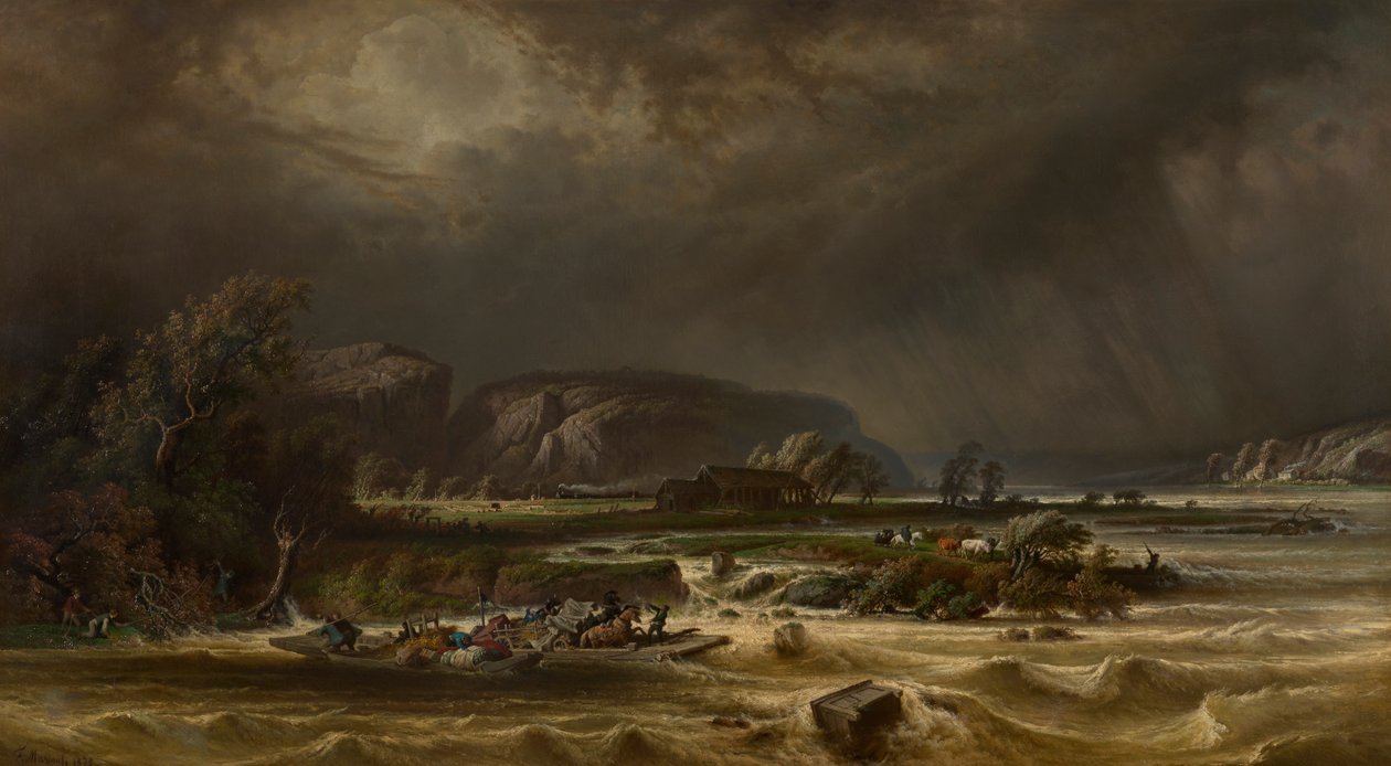 La Mosa a Poilvache da Ferdinand Joseph Bernard Marinus
