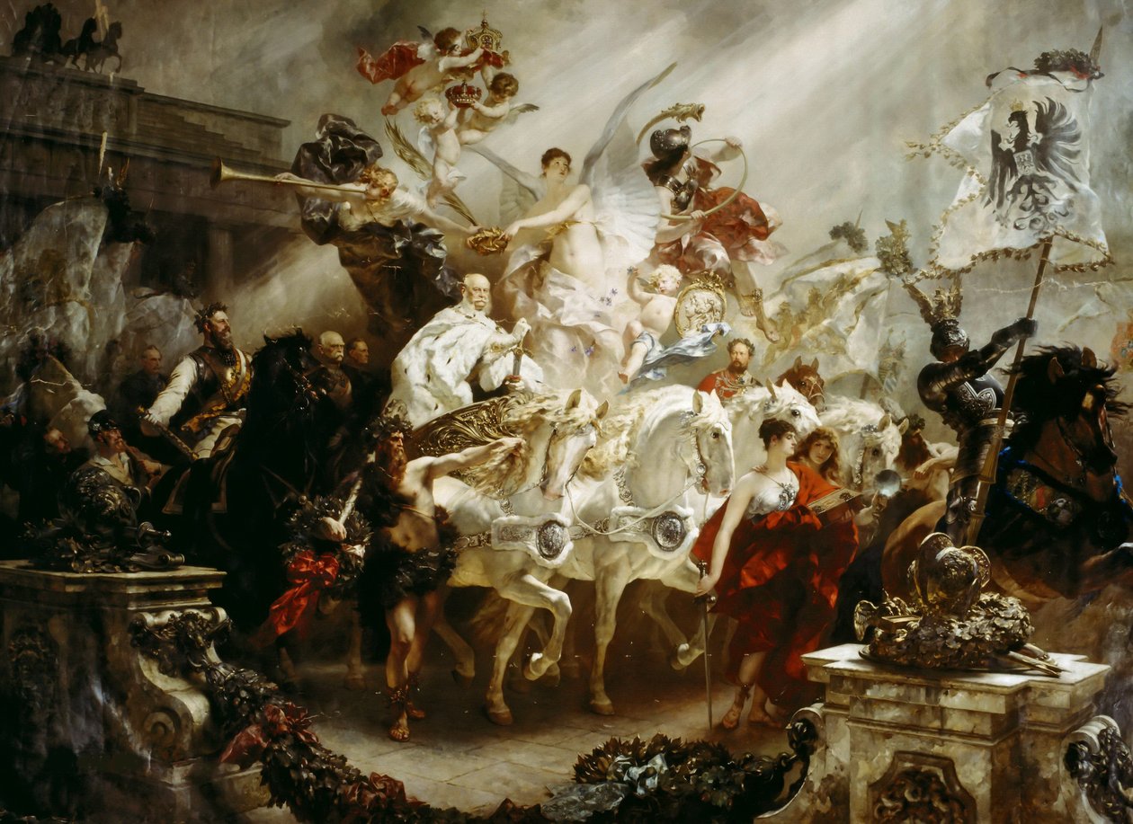 Imperatore Guglielmo il Vittorioso da Ferdinand. Keller