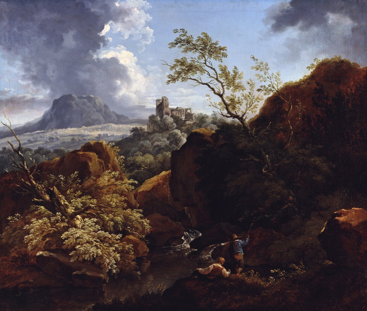 Paesaggio del Neckar da Ferdinand Kobell