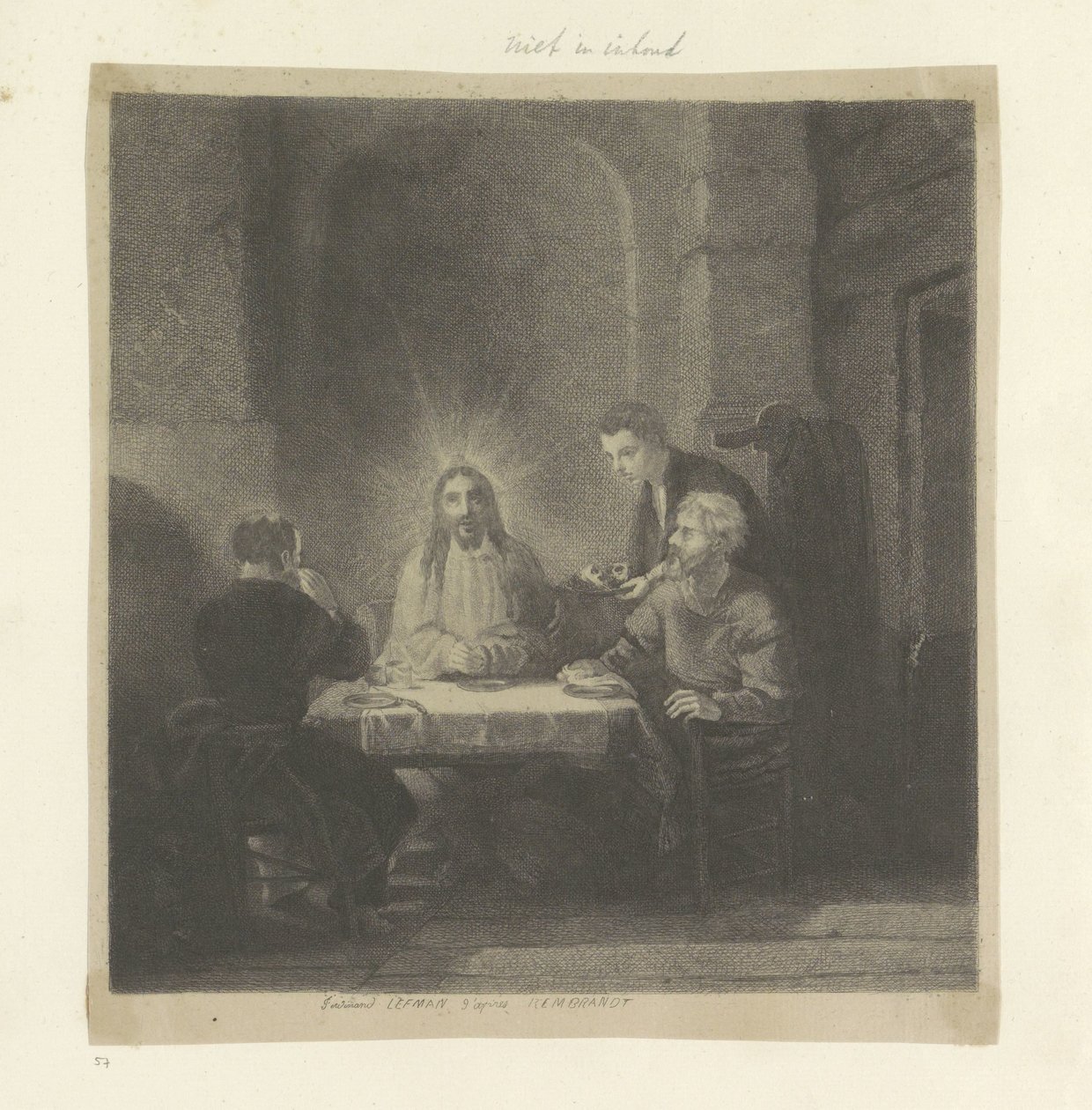 Cena in Emmaus da Ferdinand Lehman
