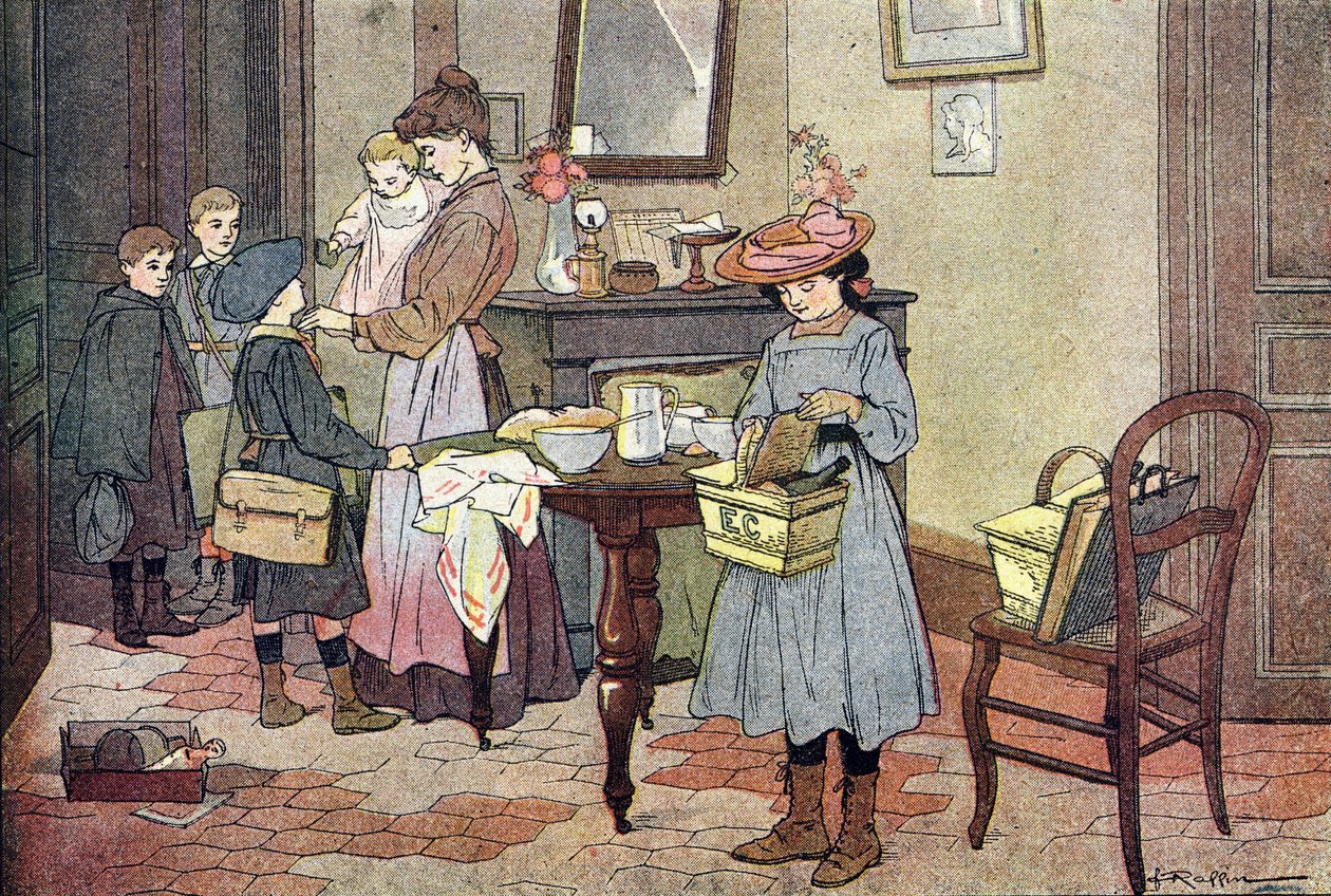 Partenza per la scuola, in Imagier de l