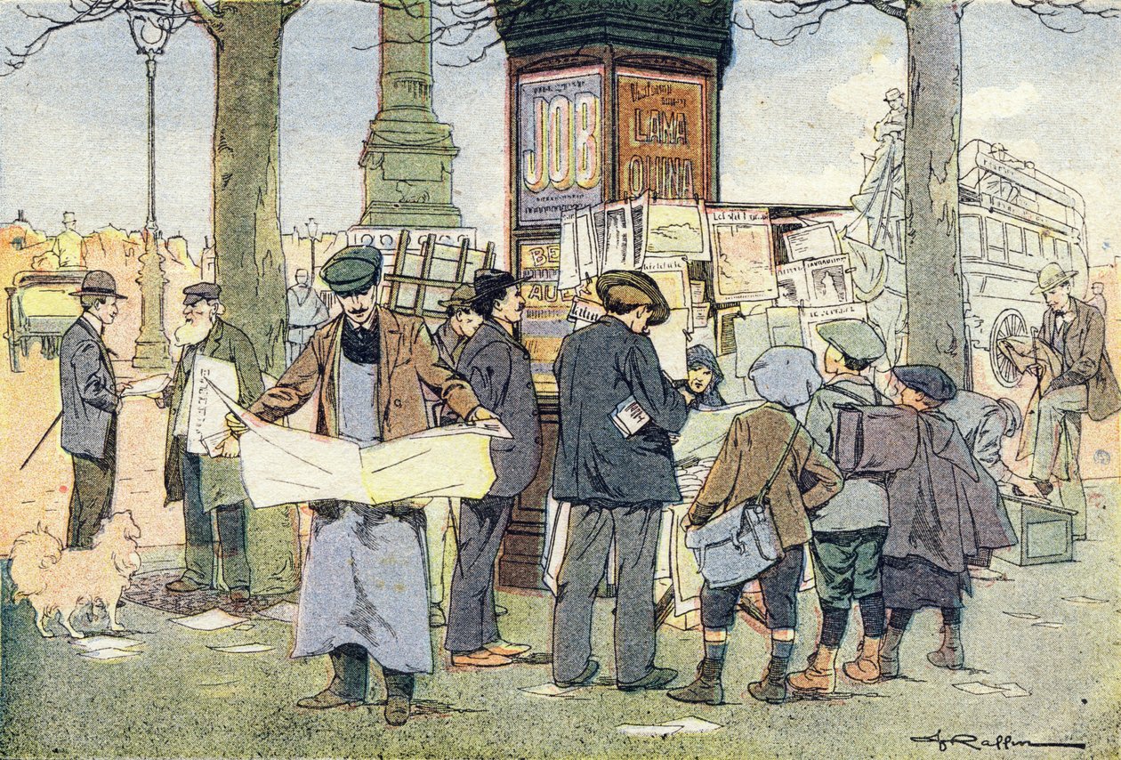 Il chiosco ha giornali, in Imagier de l