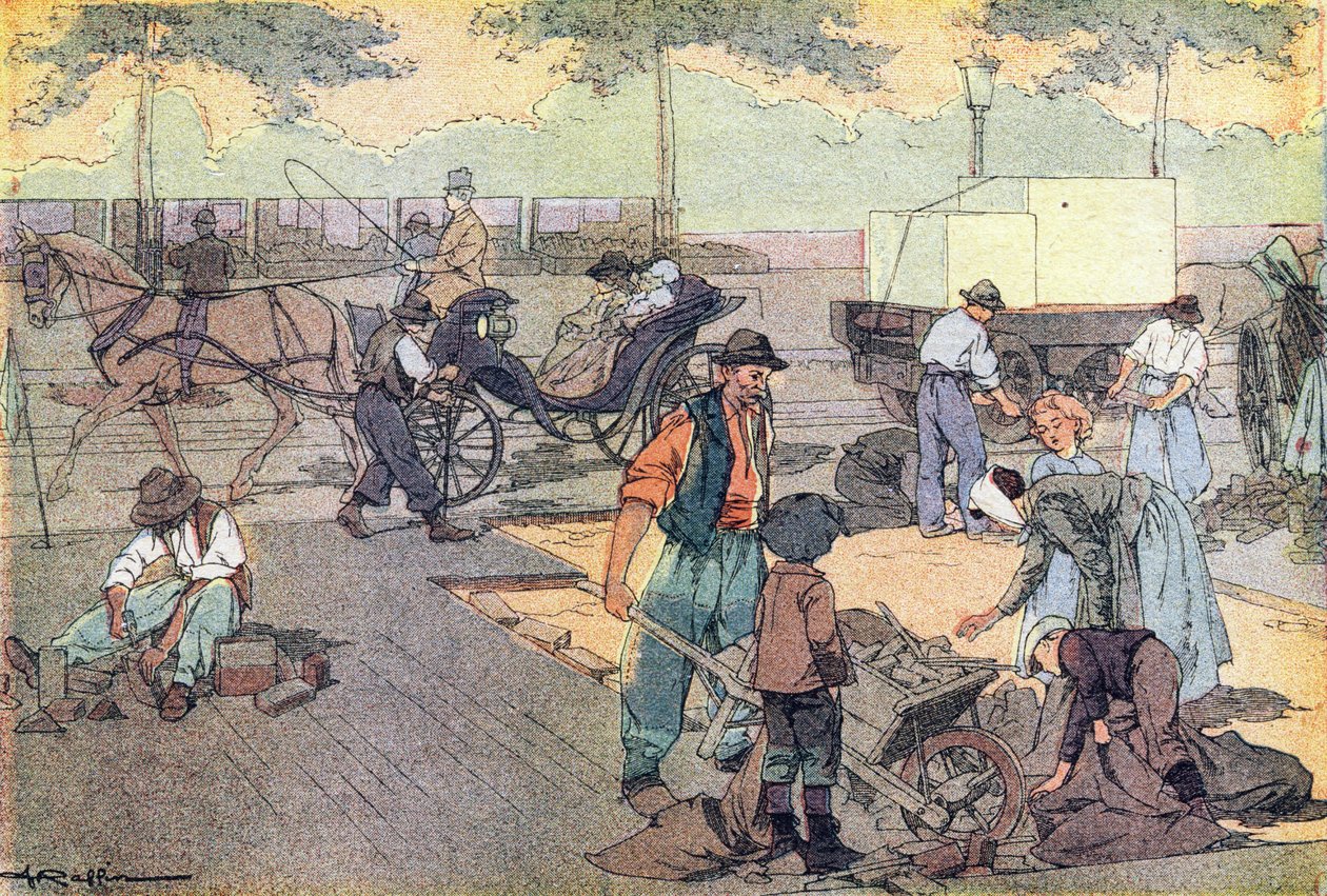 Pavimentazione in legno, in Imagier de l