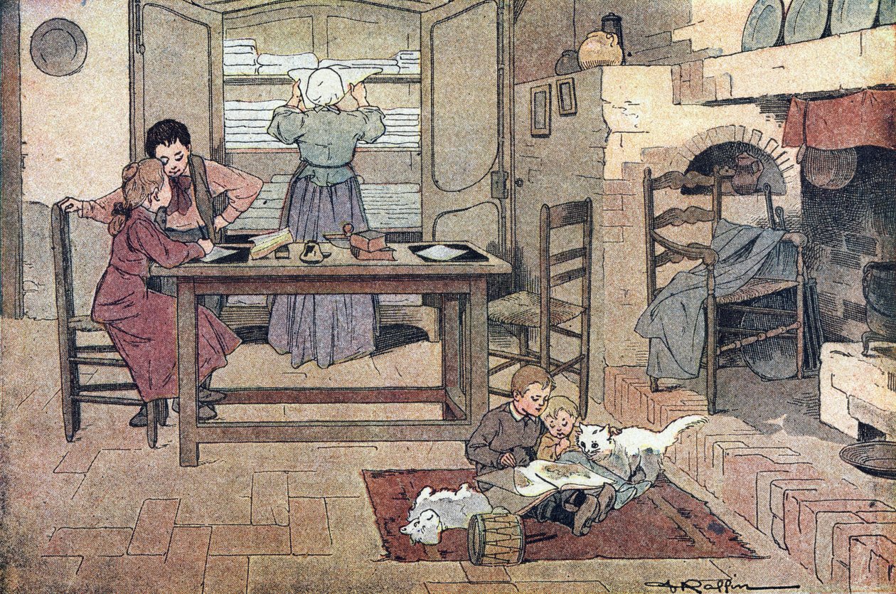 Lavoro a casa, in Imagier de l