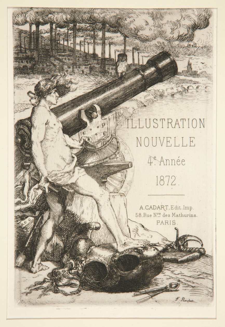 Pagina del titolo di Illustration Nouvelle da Ferdinand Roybet
