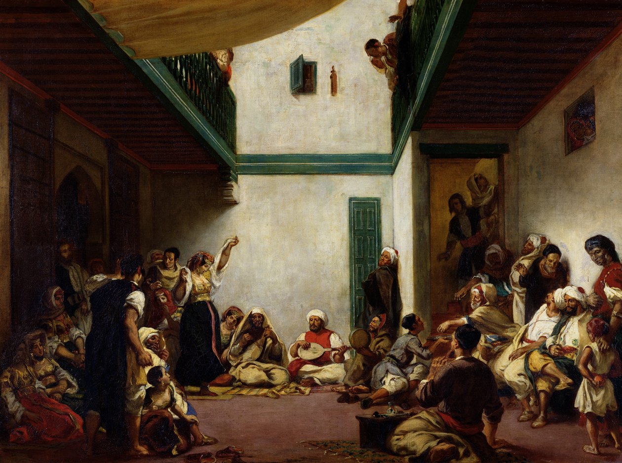 Un matrimonio ebraico in Marocco, 1841 da Ferdinand Victor Eugene Delacroix