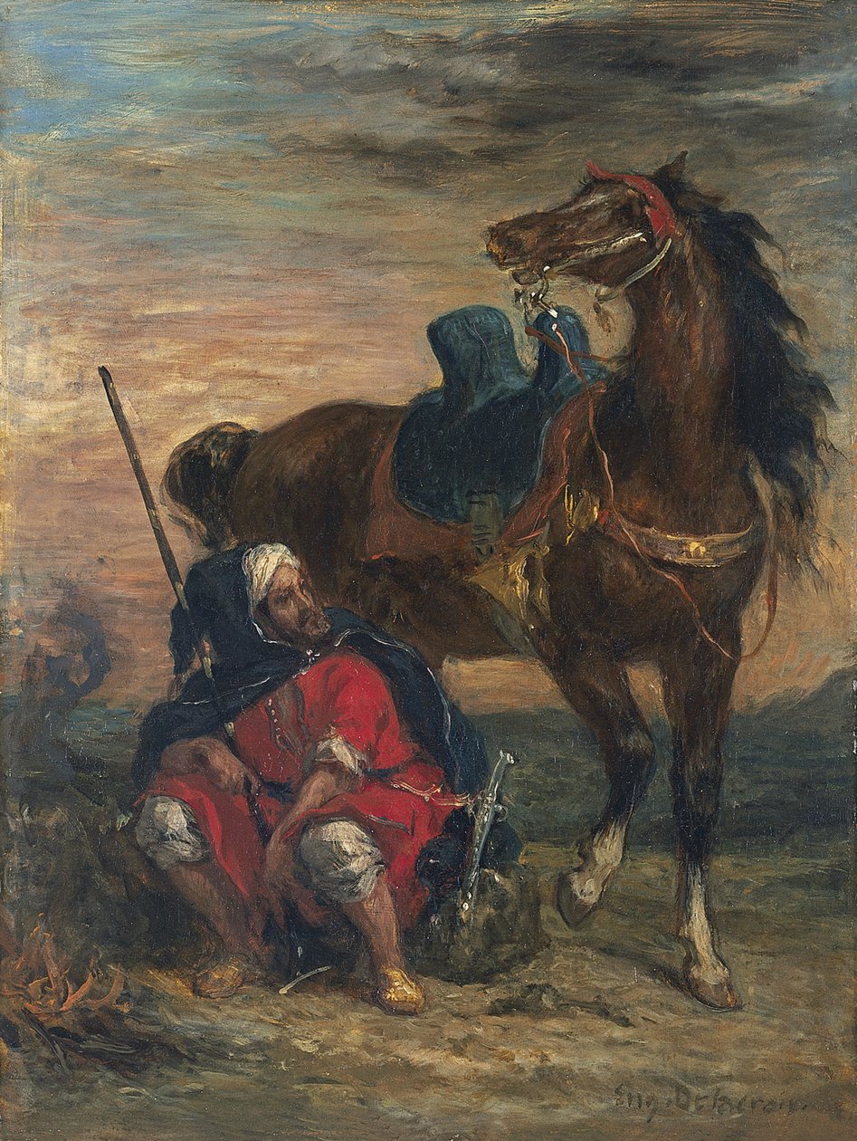 Cavaliere arabo da Ferdinand Victor Eugene Delacroix