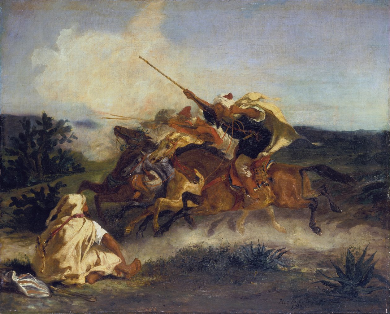 Fantasia araba da Ferdinand Victor Eugene Delacroix