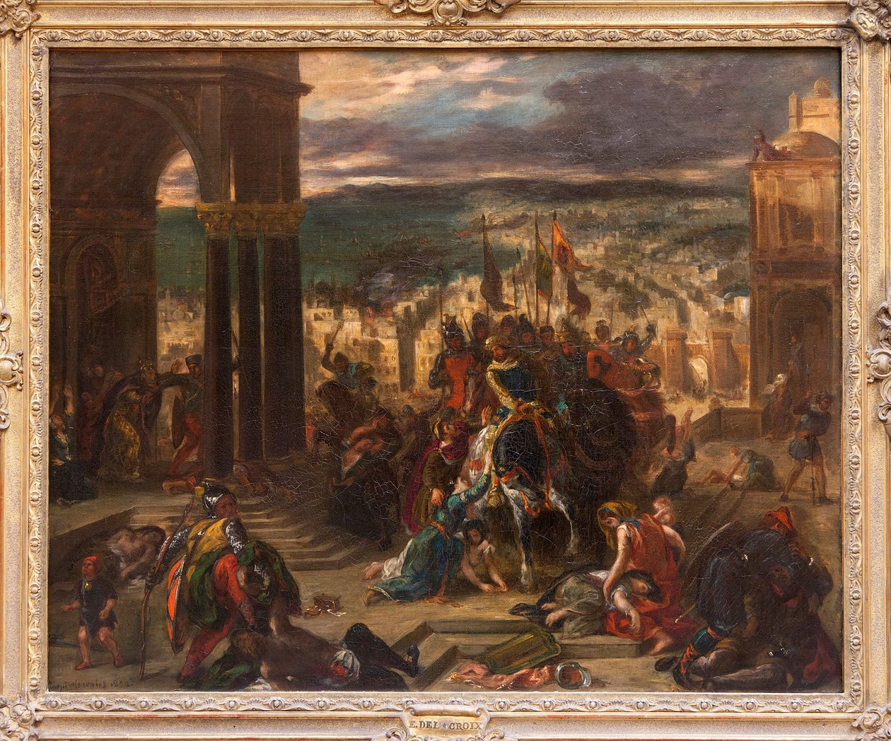 La presa di Costantinopoli da parte dei Crociati da Ferdinand Victor Eugene Delacroix