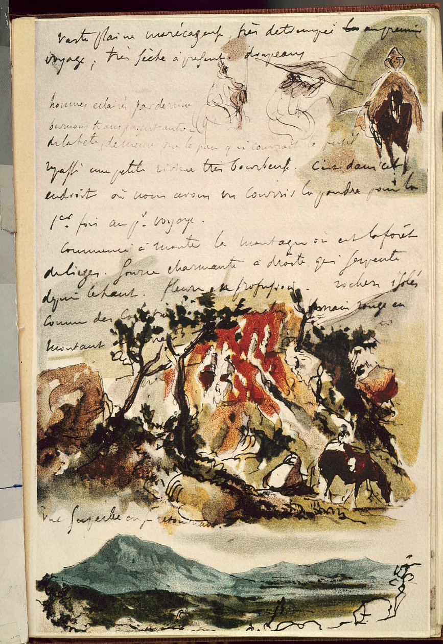 Carnets du Maroc da Ferdinand Victor Eugene Delacroix