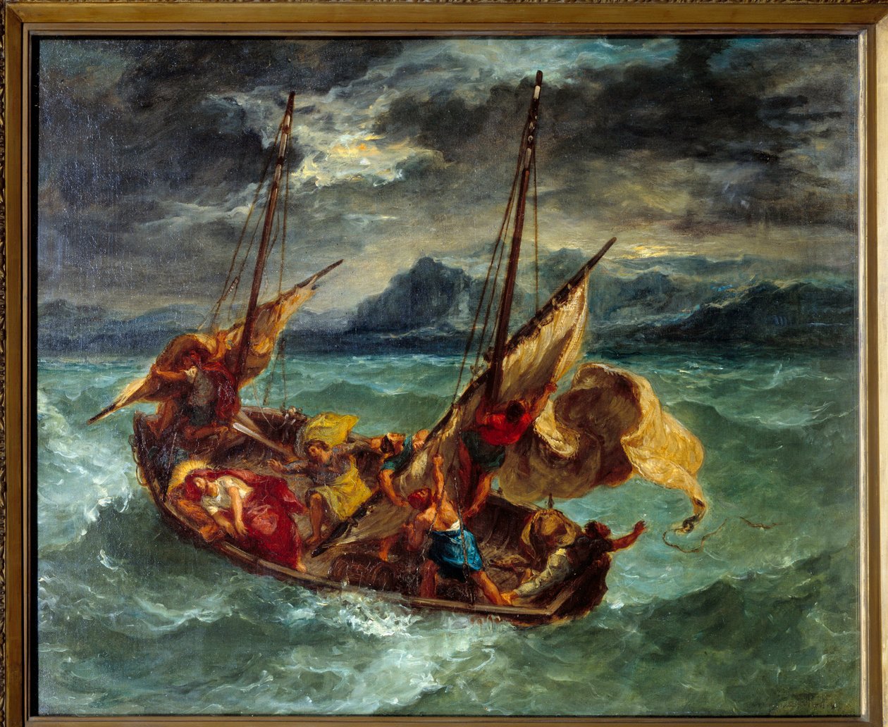 Cristo sul lago di Genesaret da Ferdinand Victor Eugene Delacroix