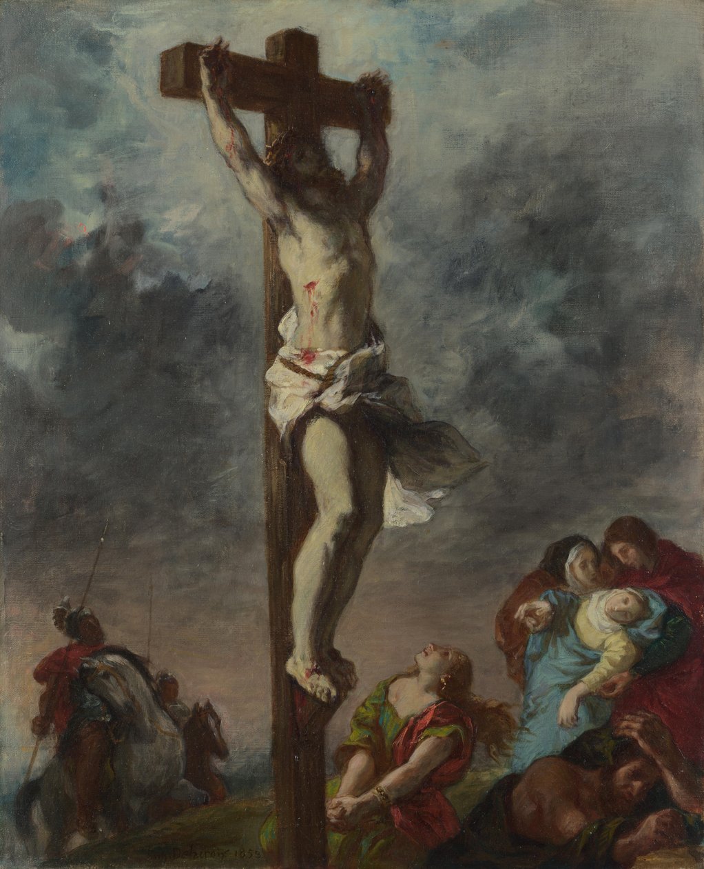 Cristo sulla croce, 1853 da Ferdinand Victor Eugene Delacroix
