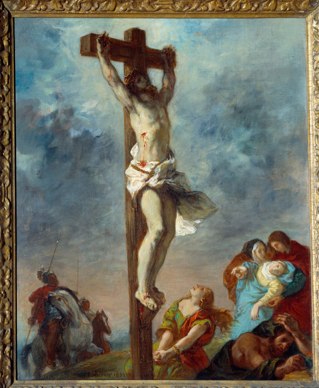 Cristo sulla croce da Ferdinand Victor Eugene Delacroix