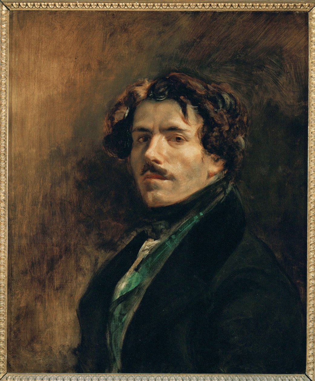 Delacroix, autoritratto ... da Ferdinand Victor Eugene Delacroix