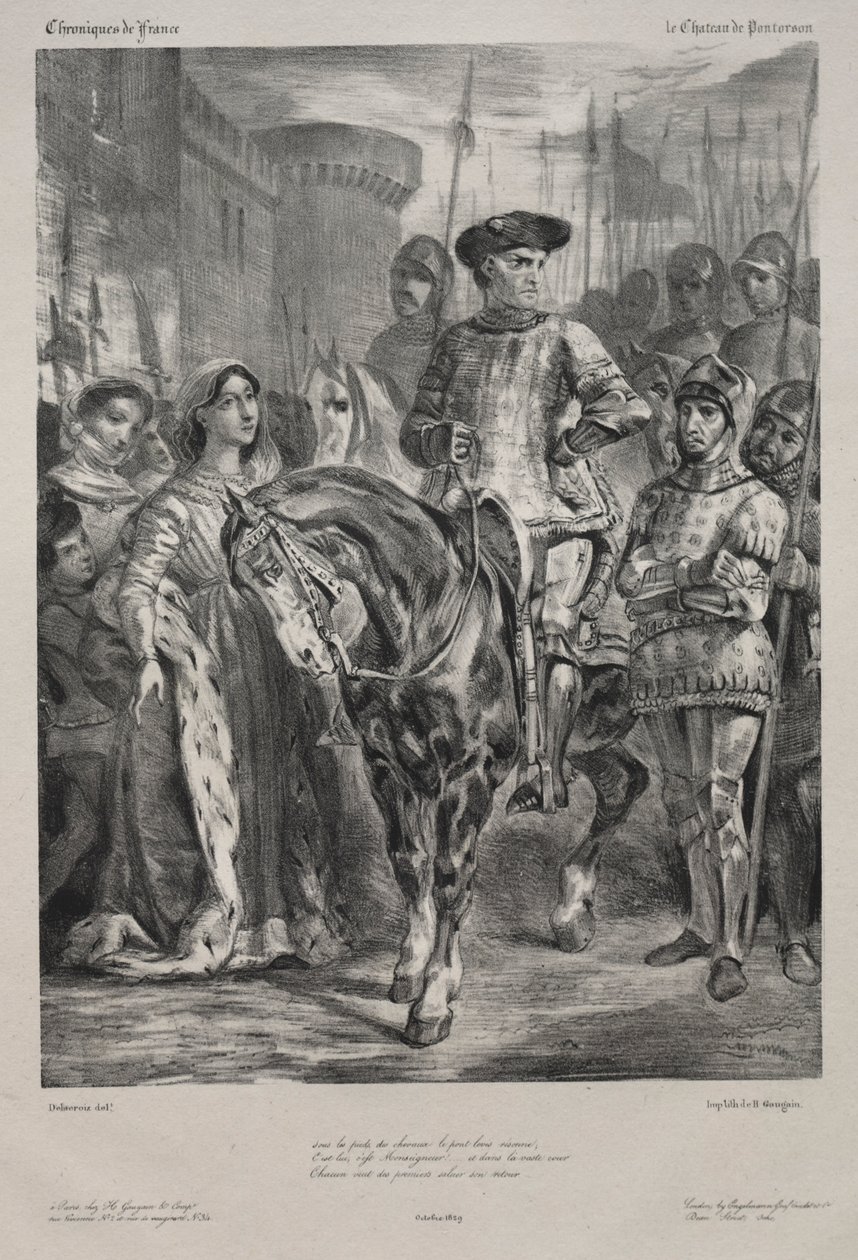 Duguesclin, 1829 da Ferdinand Victor Eugene Delacroix