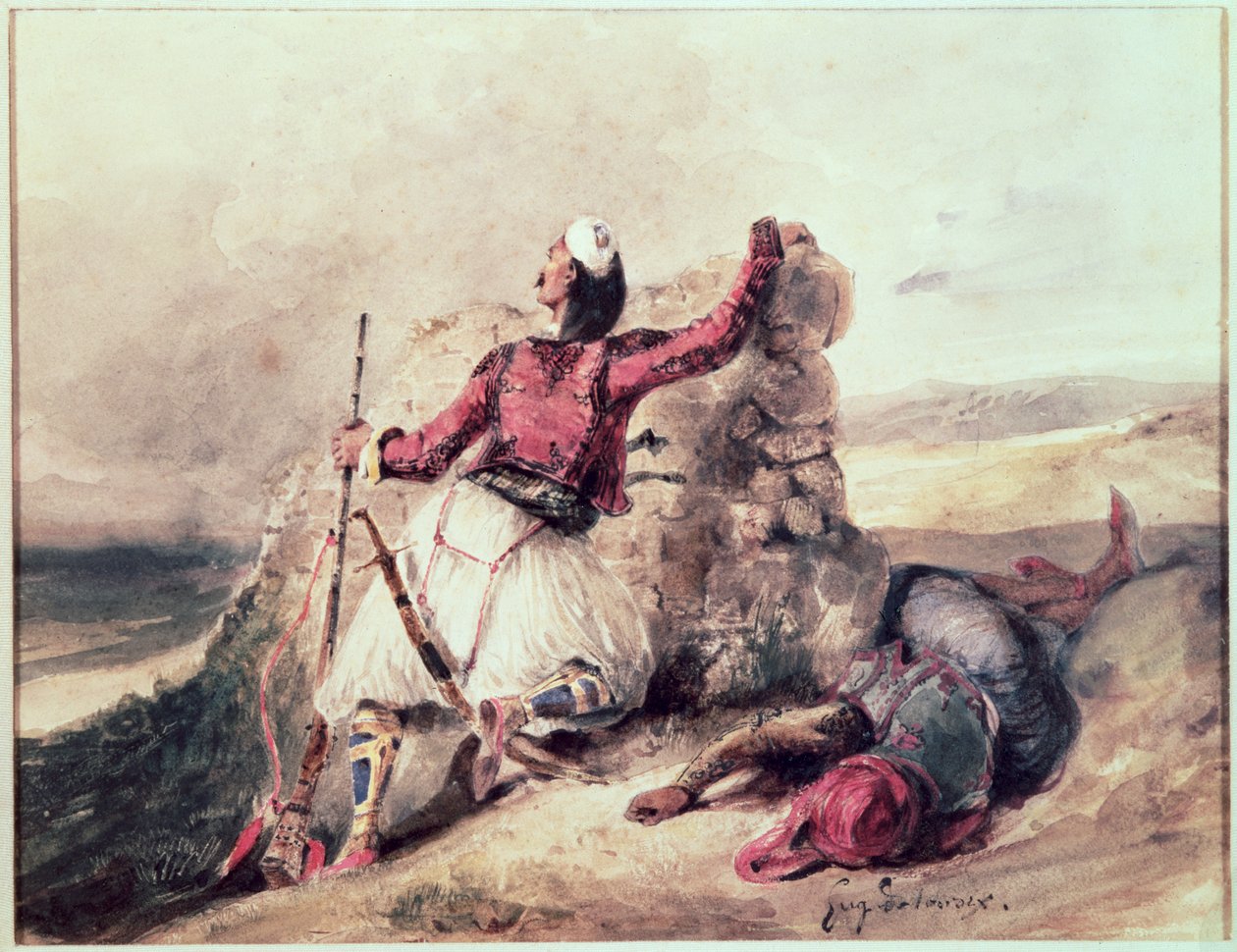 Greci Sotto Assedio da Ferdinand Victor Eugene Delacroix