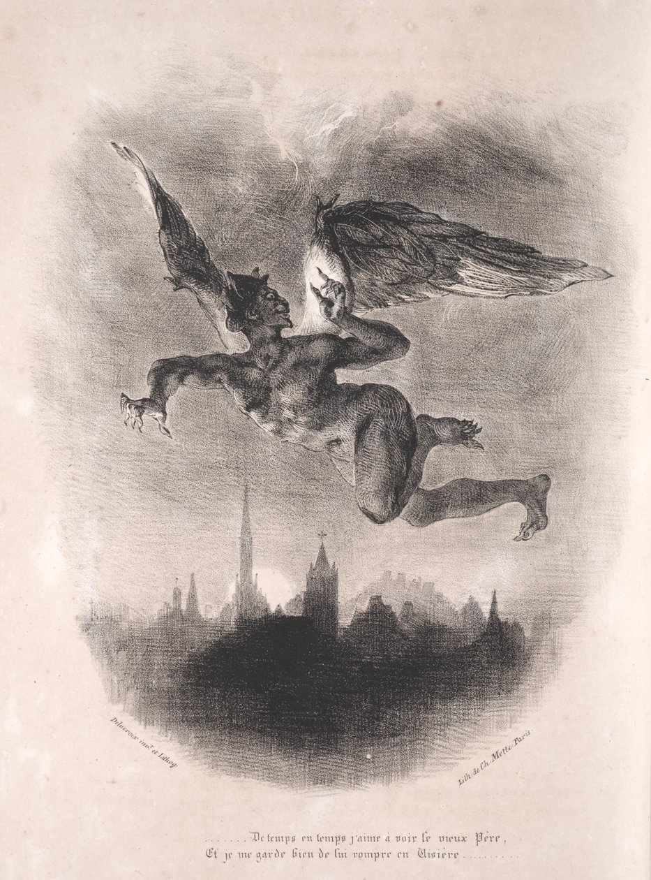 Illustrazioni per Faust: Mefistofele nell