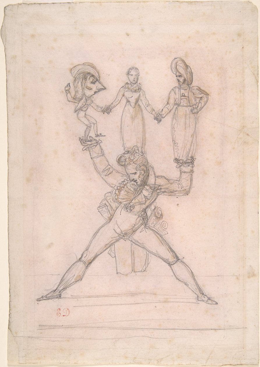 Teatro Italiano da Ferdinand Victor Eugene Delacroix