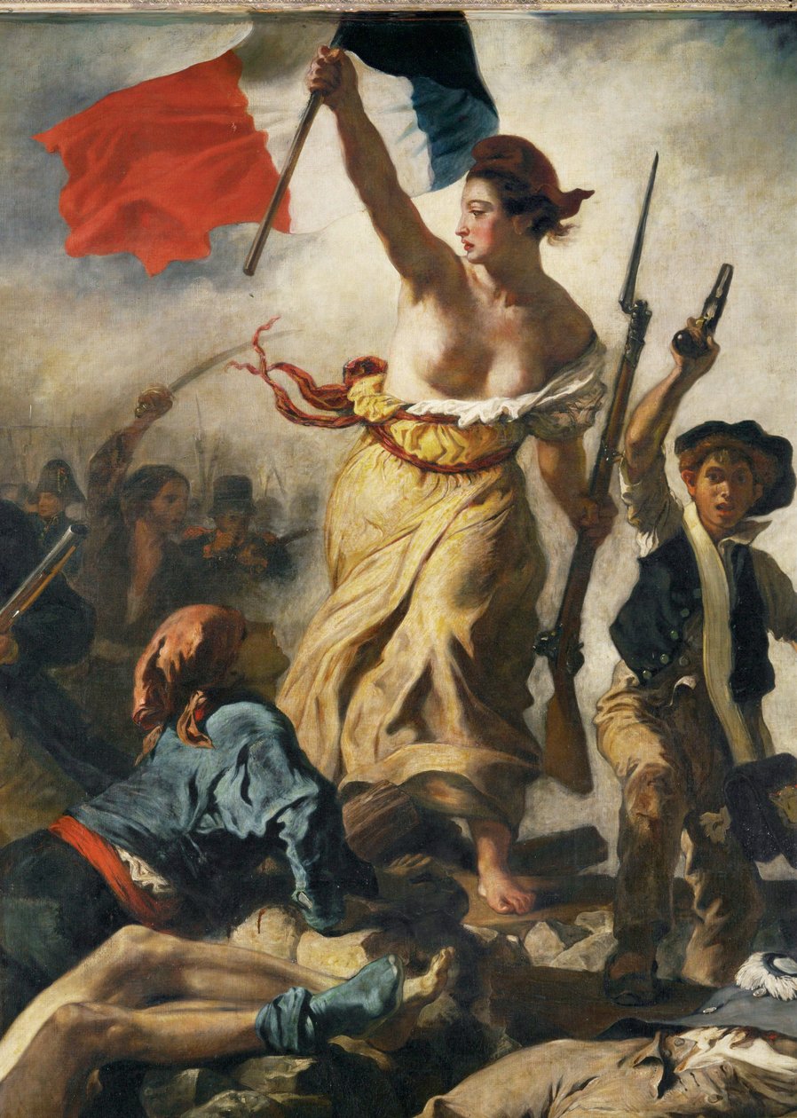 28 luglio 1830; La libertà guida il popolo ... da Ferdinand Victor Eugene Delacroix