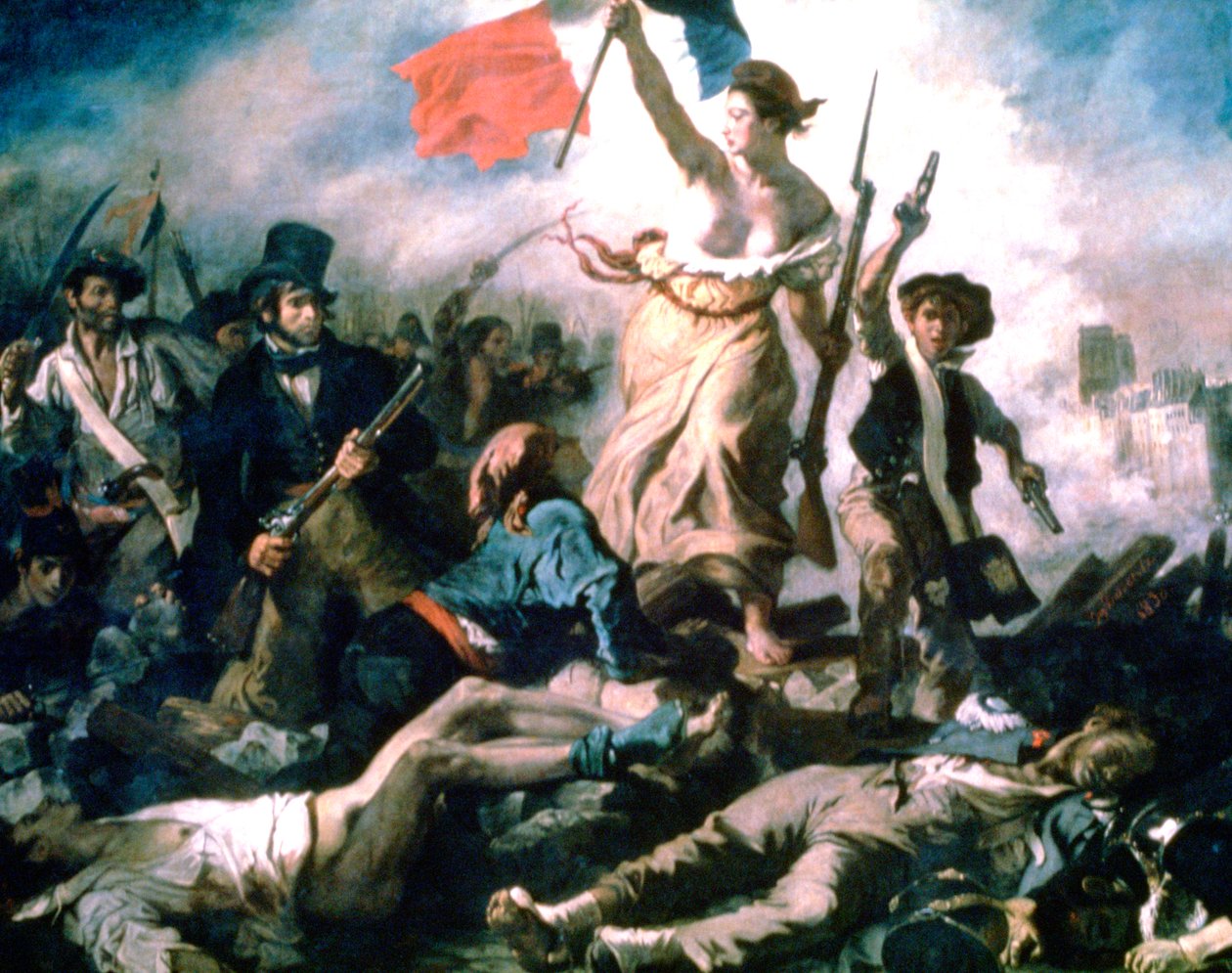 La Libertà che guida il popolo da Ferdinand Victor Eugene Delacroix