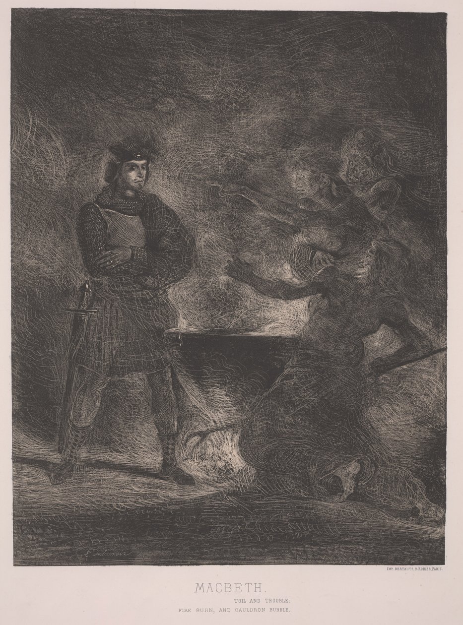 Macbeth da Ferdinand Victor Eugene Delacroix