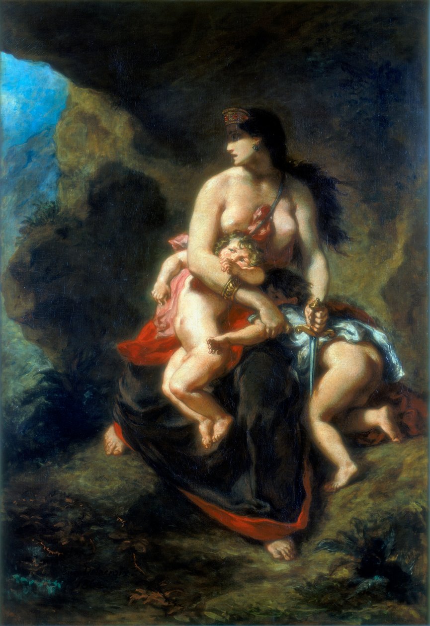 Medea, 1862 da Ferdinand Victor Eugene Delacroix