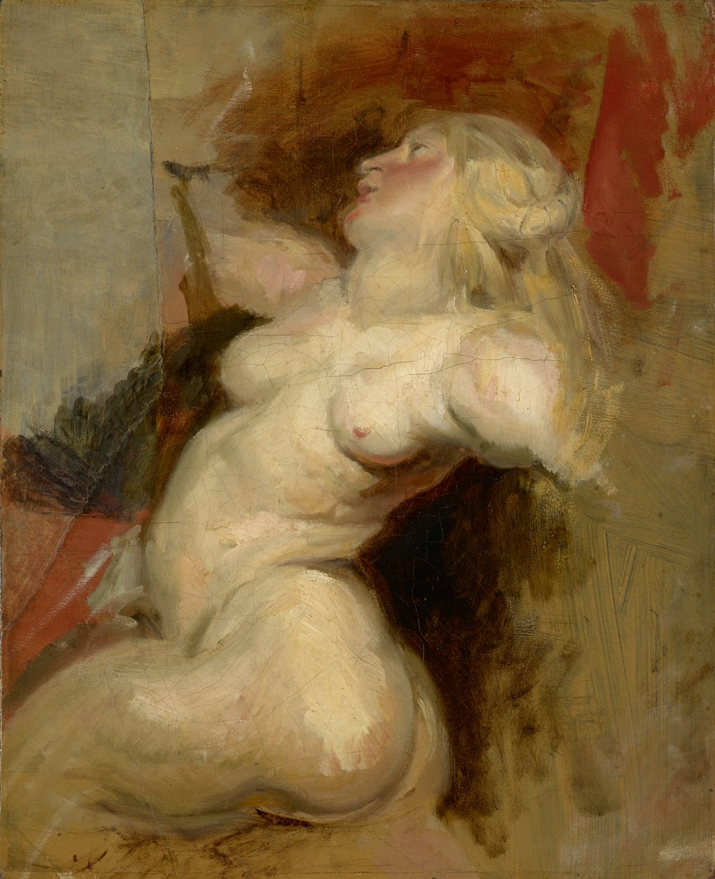 Nereide (copia da Rubens) da Ferdinand Victor Eugene Delacroix