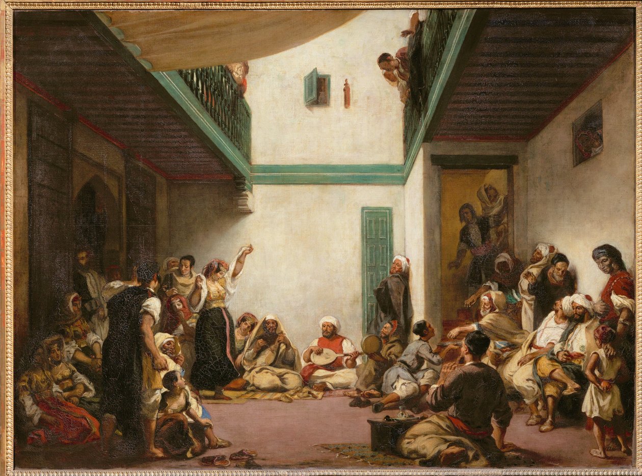 Matrimonio ebraico in Marocco ... da Ferdinand Victor Eugene Delacroix