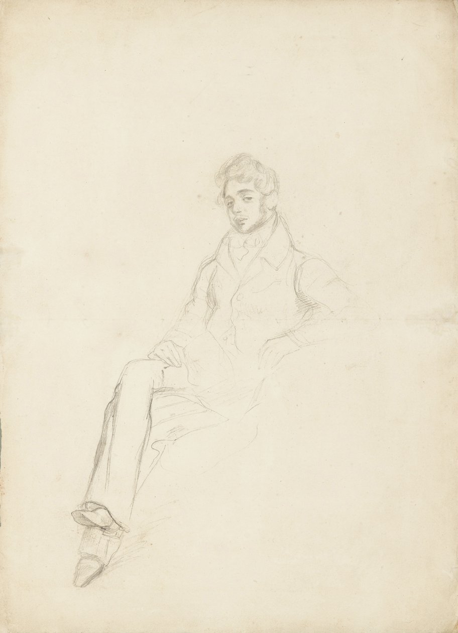 Ritratto del conte Anatole Nikolaievich Demidov, 1° principe di San Donato 1812-1870, 1864 da Ferdinand Victor Eugene Delacroix