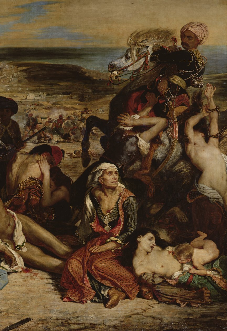Scene dal massacro di Chio (dettaglio) da Ferdinand Victor Eugene Delacroix