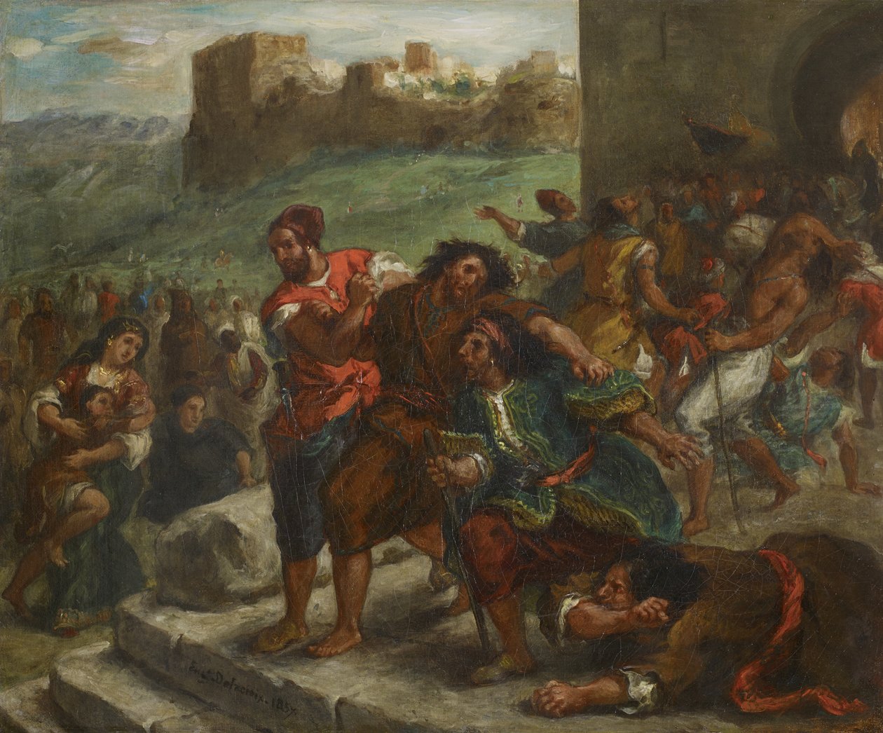 I fanatici di Tangeri da Ferdinand Victor Eugene Delacroix