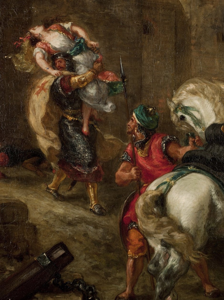 Il ratto di Rebecca da Ferdinand Victor Eugene Delacroix