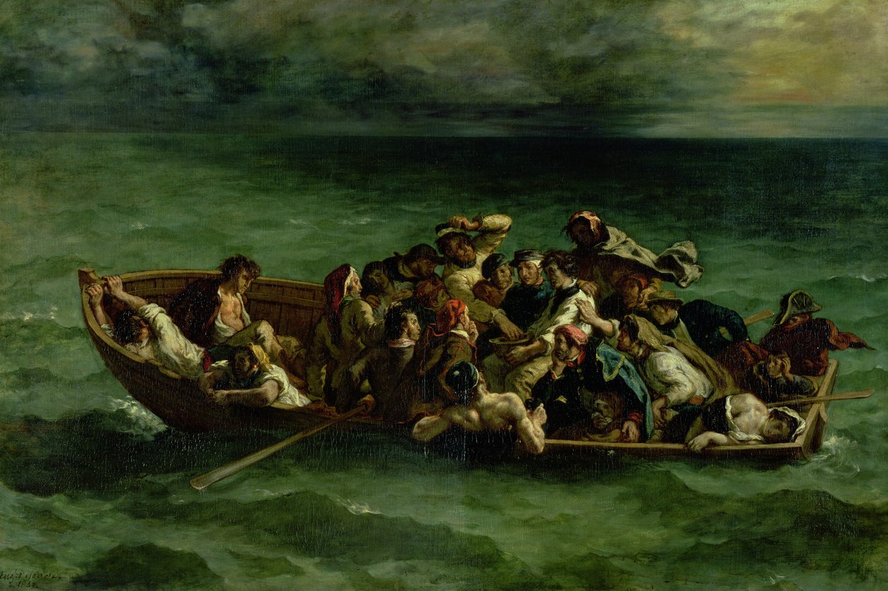 Il naufragio di Don Giovanni da Ferdinand Victor Eugene Delacroix