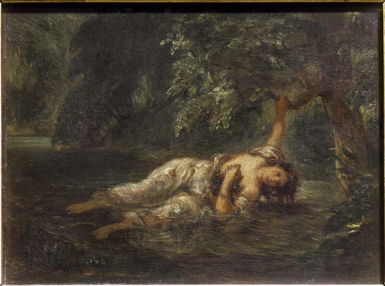La morte di Ofelia da Ferdinand Victor Eugene Delacroix
