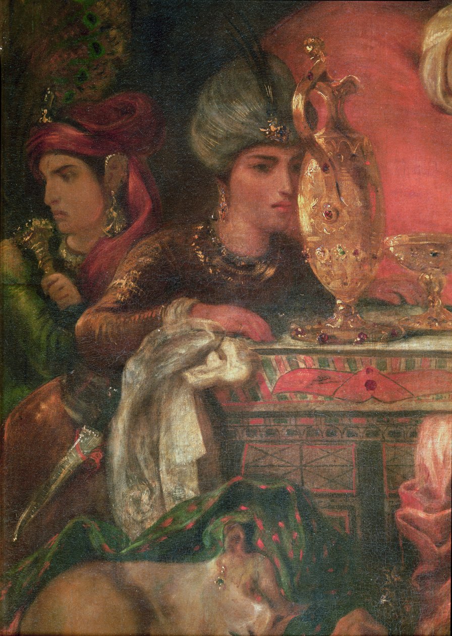 La morte di Sardanapal ... da Ferdinand Victor Eugene Delacroix