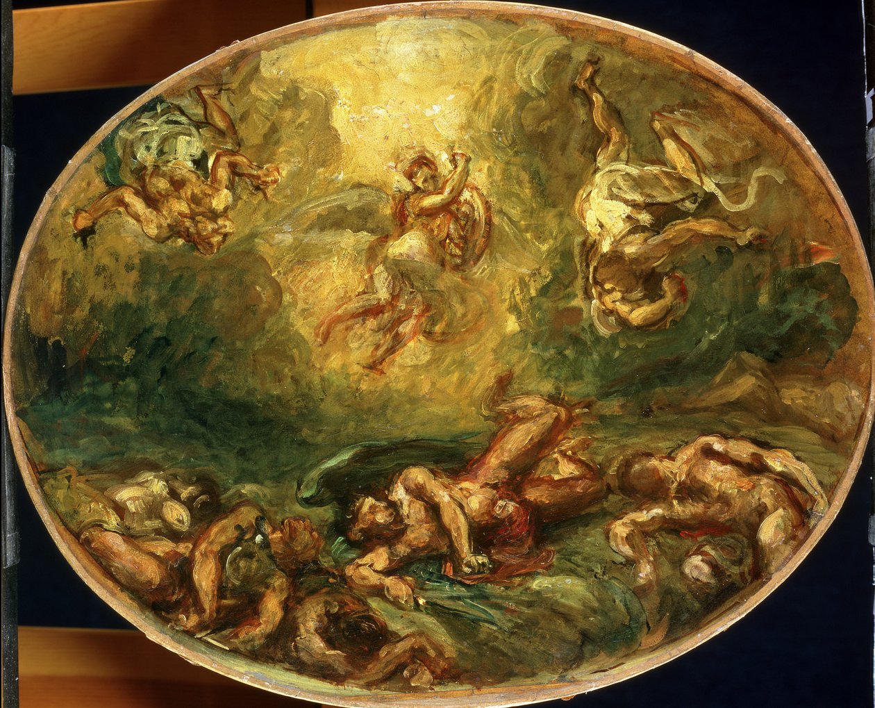 Trionfo di San Michele da Ferdinand Victor Eugene Delacroix