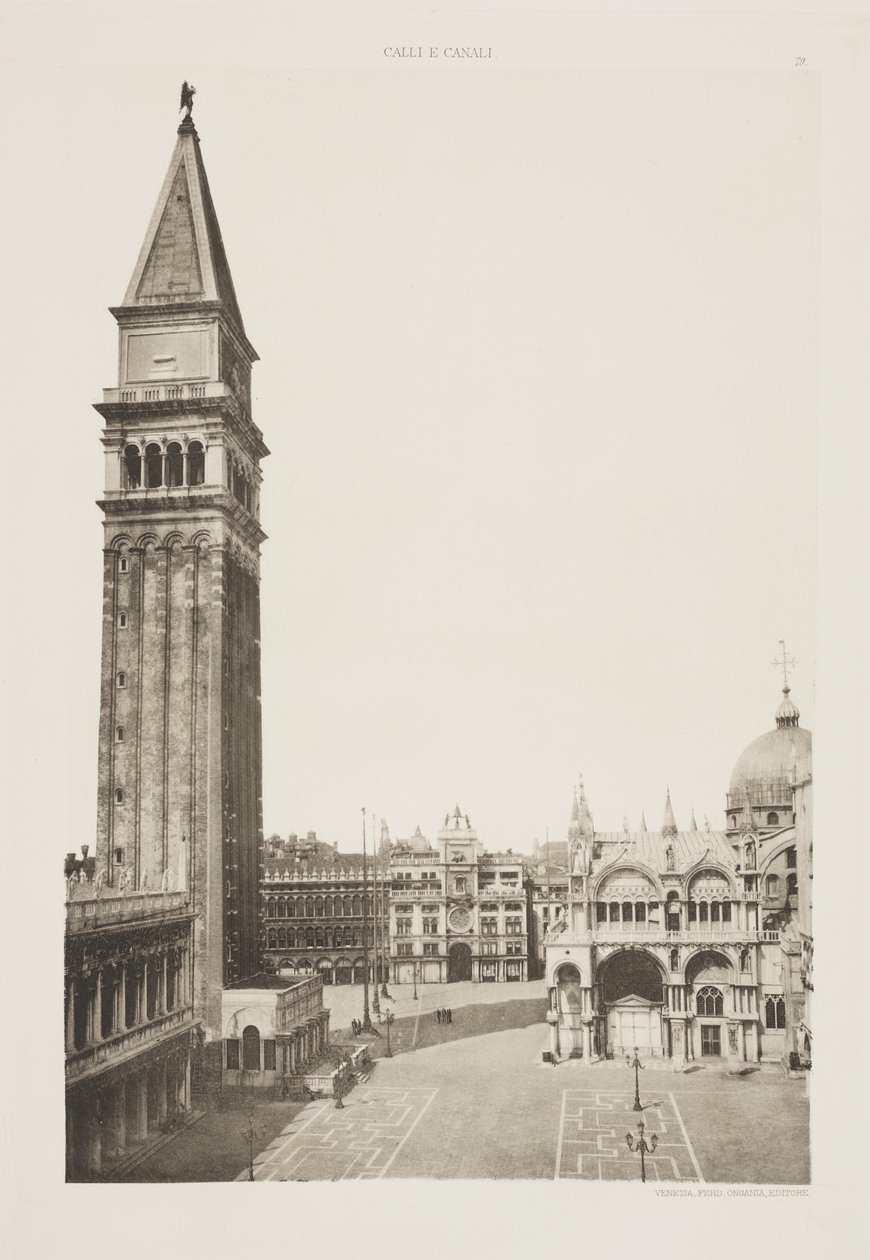 Campanile della Basilica di San Marco da Ferdinando Ongania