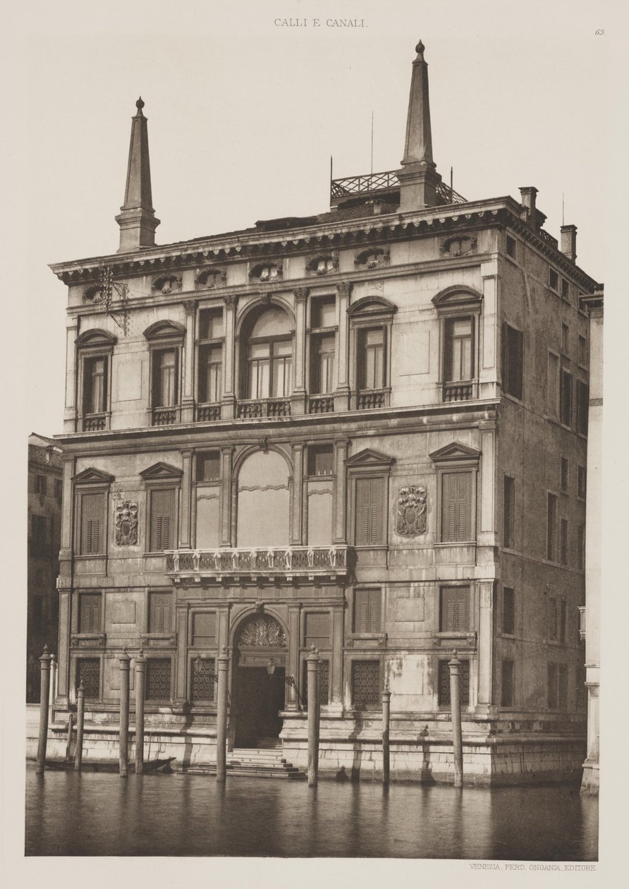 Palazzo Concina da Ferdinando Ongania