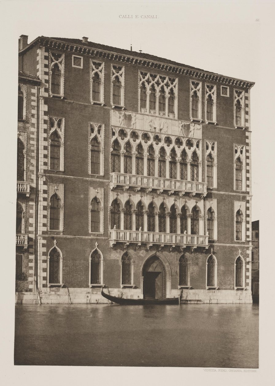 Palazzo Foscari da Ferdinando Ongania