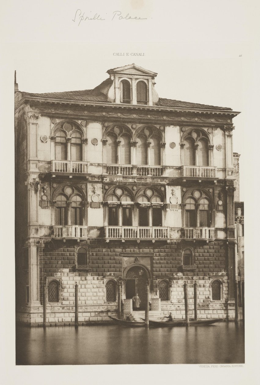 Palazzo Spinelli da Ferdinando Ongania