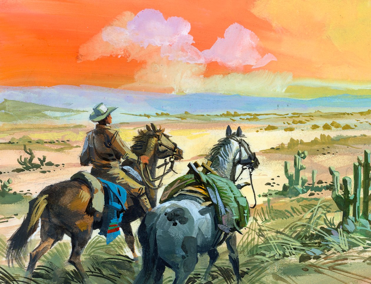Tschiffely nel paese desertico di Santiago de Estero da Ferdinando Tacconi
