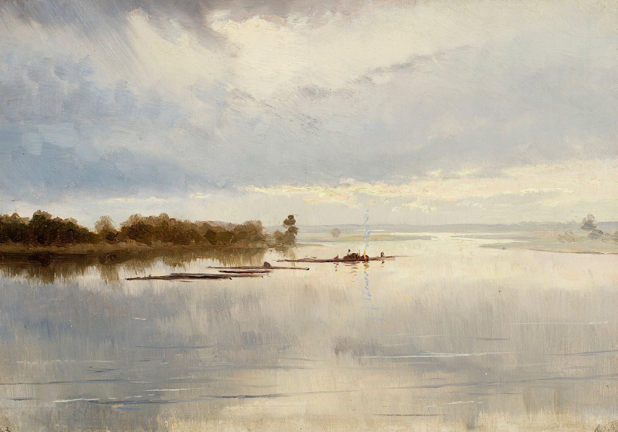 Paesaggio fluviale da Ferdynand Ruszczyc